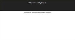 Desktop Screenshot of myclass.ch
